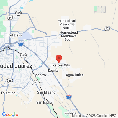 Map to  office in El Paso, TX