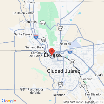 Map to  office in El Paso, TX