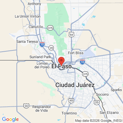 Map to  office in El Paso, TX
