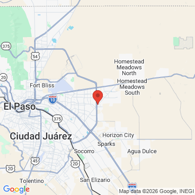 Map to  office in El Paso, TX