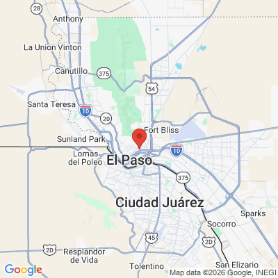 Map to  office in El Paso, TX