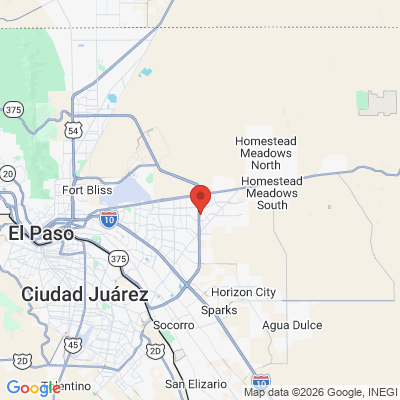 Map to  office in El Paso, TX