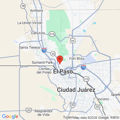 Map to  office in El Paso, TX