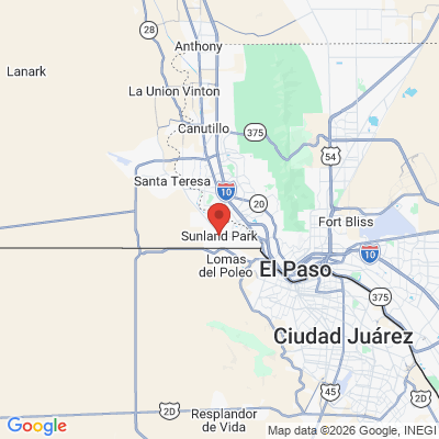 Map to  office in Sunland Park, NM