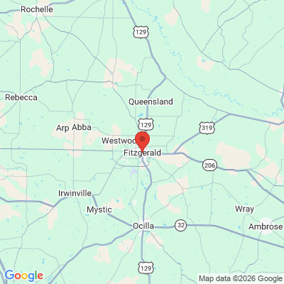 Map to  office in Fitzgerald, GA