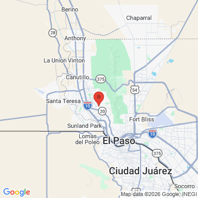 Map to  office in El Paso, TX
