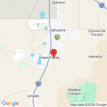 Map to UCHC Dental Care for Kids office in Green Valley, AZ