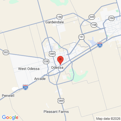 Map to  office in Odessa, TX