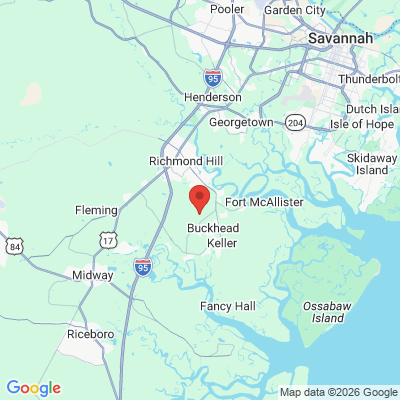 Map to  office in Richmond Hill, GA
