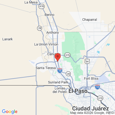 Map to  office in El Paso, TX