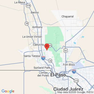 Map to  office in El Paso, TX