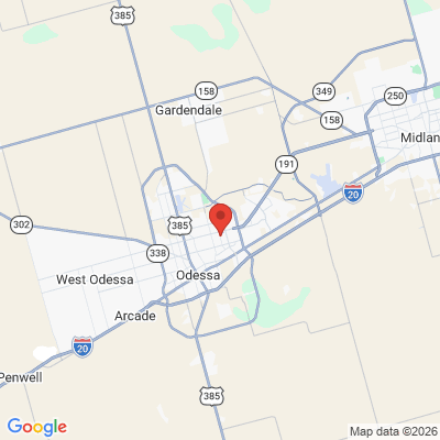 Map to  office in Odessa, TX