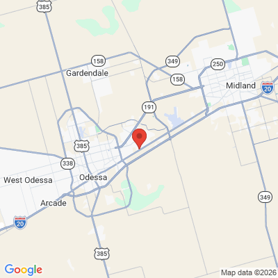 Map to  office in Odessa, TX