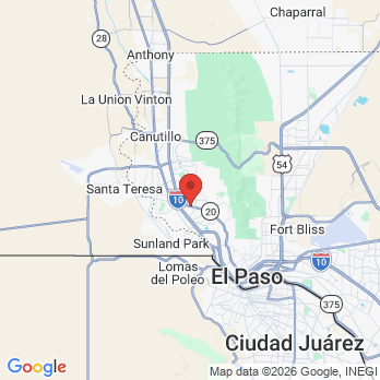 Map to Antonio R. Solis Jr., DDS office in El Paso, TX
