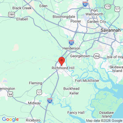 Map to  office in Richmond Hill, GA