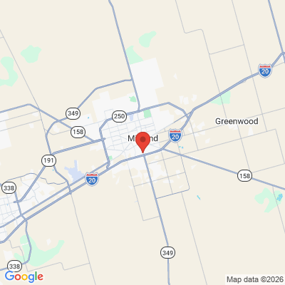 Map to  office in Midland, TX