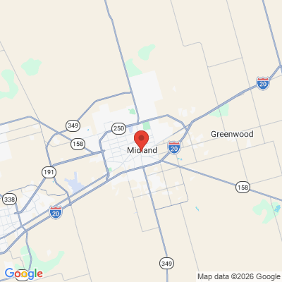 Map to  office in Midland, TX
