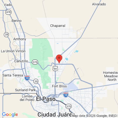 Map to  office in El Paso, TX