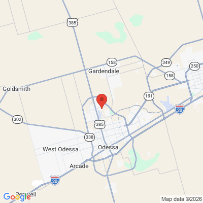 Map to  office in Odessa, TX