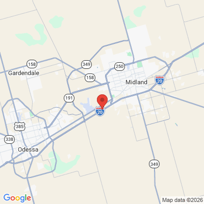 Map to  office in Midland, TX