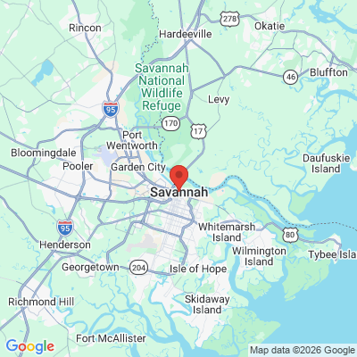 Map to  office in Savannah, GA