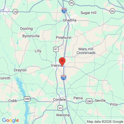 Map to  office in Vienna, GA