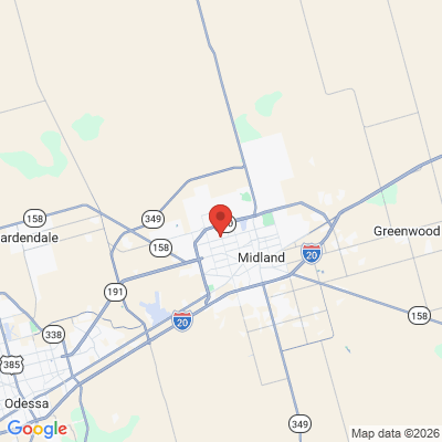 Map to  office in Midland, TX