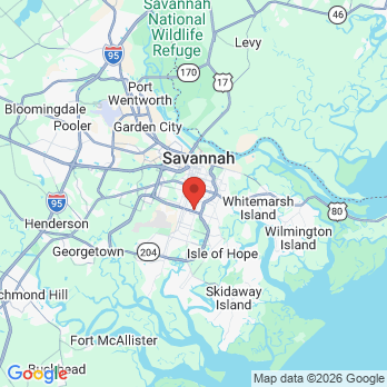 Map to Michael J Groover DMD office in Savannah, GA