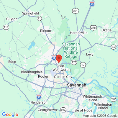 Map to  office in Savannah, GA