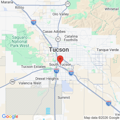Map to  office in South Tucson, AZ