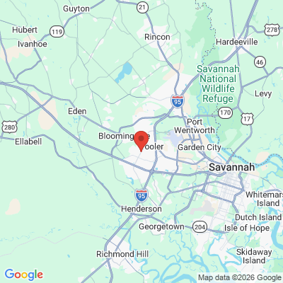 Map to  office in Pooler, GA