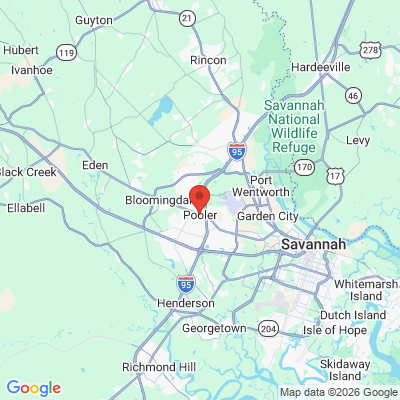 Map to  office in Pooler, GA