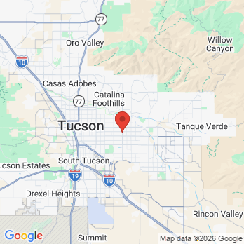 Map to Saeid Badie DDS PC office in Tucson, AZ