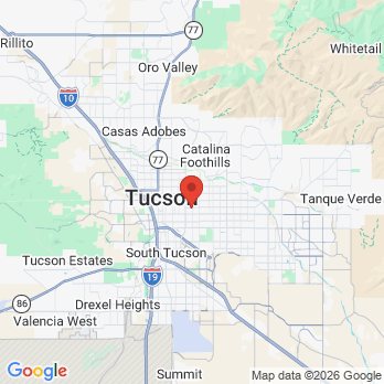 Map to Coronado Dental office in Tucson, AZ