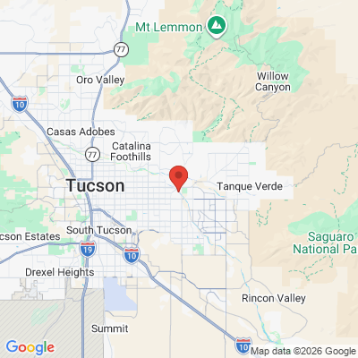 Map to  office in Desert Ridge Family Dental