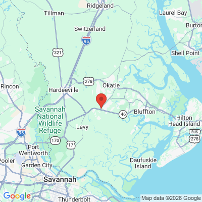 Map to  office in Bluffton, SC