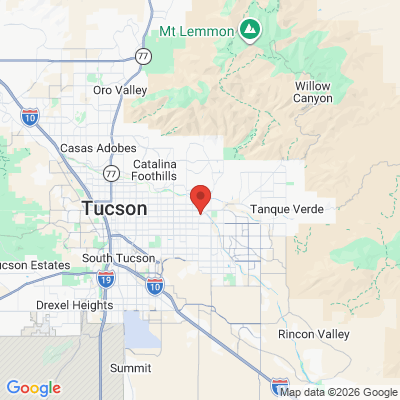 Map to  office in Tucson, AZ