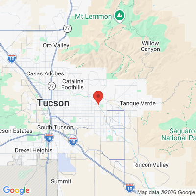 Map to  office in Tucson, AZ