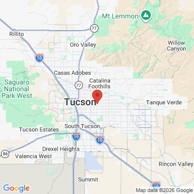 Map to  office in Tucson, AZ