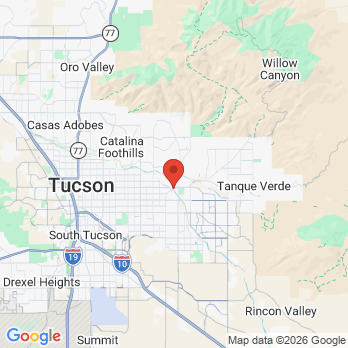 Map to Schmidtke Dental office in Tucson, AZ