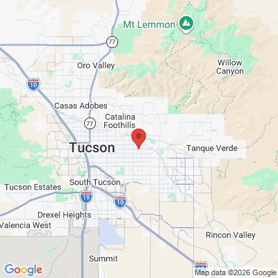 Map to  office in Tucson, AZ