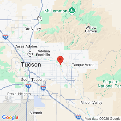 Map to  office in Tucson, AZ