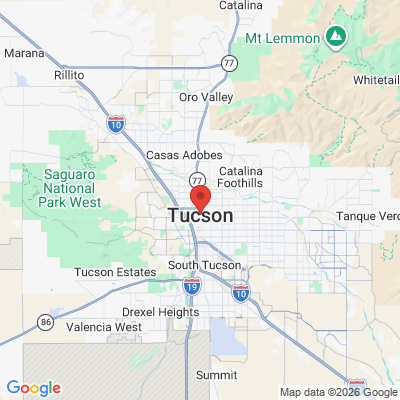 Map to  office in Tucson, AZ
