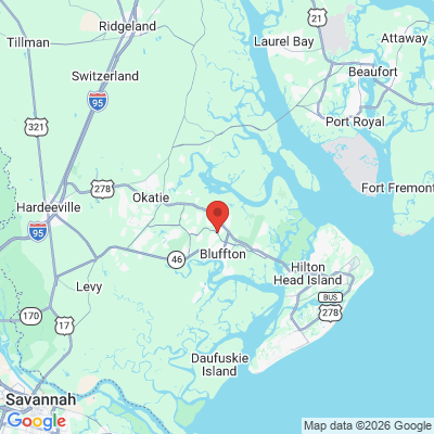 Map to  office in Bluffton, SC