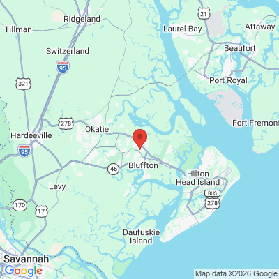 Map to  office in Okatie, SC
