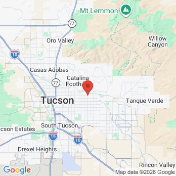 Map to Associates in Oral & Maxillofacial Surgery office in Tucson, AZ