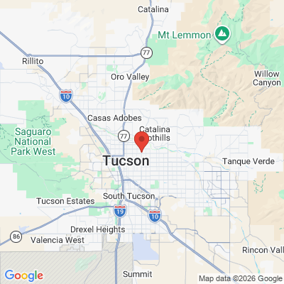 Map to  office in Tucson, AZ
