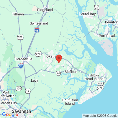 Map to  office in Bluffton, SC