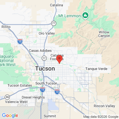 Map to  office in Tucson, AZ