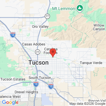 Map to Great Grins Children's Dentistry office in Tucson, AZ